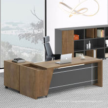 China Factory Seller Melamine Faced Chipboard Wooden Office Desk Furniture